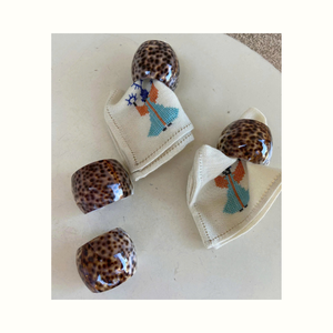 Natural Seashell Turbo Napkin <b>Ring</b> Suitable for Table Decor Dining and Event Use - Product Image 5