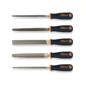 Limes carrées demi-coupées avec manche pour le travail du bois et des métaux - Product Image 2