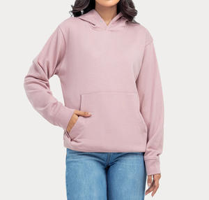 Fabricant ODM OEM de sweats à capuche pour femmes en coton 100% de haute qualité avec logo et couleur personnalisés, broderie sur le devant et impression de dessins animés - Product Image 5