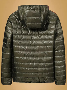 Chaquetas de Invierno Acolchadas para Hombre al por Mayor con Cuello Alto, Ropa Personalizable para Hombre de Fabricante Pakistaní, Chaqueta Acolchada - Product Image 3