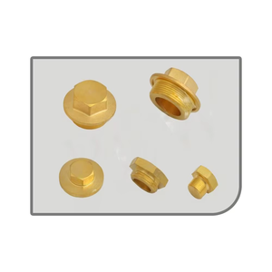 Bouchon en laiton industriel, raccord de tuyau haute résistance pour systèmes de plomberie - Product Image 4