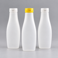 Bouteille vide en plastique souple pour sauce, résistante à la chaleur, pour vinaigrette, ketchup et sauce barbecue – Vente en gros