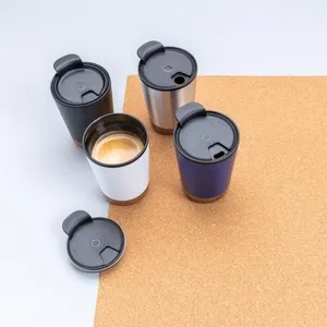 Vasos Ecológicos de Corcho GRS Sostenible y Acero Inoxidable Reciclado, Gadgets Ecológicos - Product Image 4