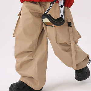 Pantalones de Esquí Holgados Personalizados para Hombre, Pantalones de Nieve con Cintura Elástica, Pantalones Casuales de Nieve Unisex, Elásticos, Holgados, Impermeables, de Invierno - Product Image 6