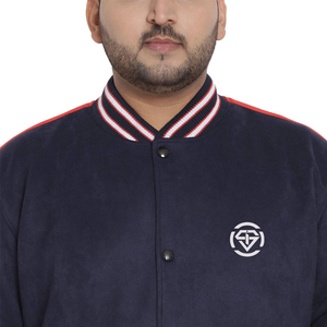 Chaqueta universitaria de gran calidad para hombre, cuello redondo de lona, estilo cuello levantado, ropa universitaria de moda, fabricada por OEM para el invierno - Product Image 5