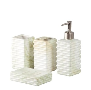 Conjuntos de baño de cerámica sólida hechos a mano, esenciales y decorativos, alta demanda, conjuntos de baño de tendencia superior a precio asequible - Product Image 1