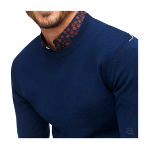 Suéter de Algodón de Manga Larga para Hombre, Nuevo Modelo de Invierno, Venta al por Mayor, 420g, Antiarrugas, Antiretráctil, 100% Algodón - Product Image 1