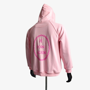 Pull-over à capuche à impression bouffante 3D avec logo personnalisé, sweat-shirt à capuche court à bord brut sans piqûres du fabricant OEM pour hommes - Product Image 3