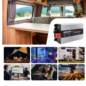 Convertisseur d'énergie solaire HOULI 4000W à onde sinusoïdale pure 12V vers 220V hors réseau hybride DC AC pour usage domestique - Product Image 6