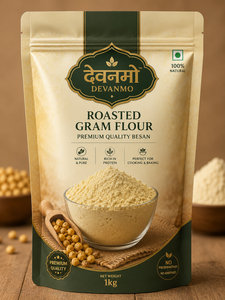 Farine de Gram Torréfiée Premium Naturelle Besan Riche en Protéines Poudre Fine pour Cuisine, Pâtisserie, Snacks, Transformation Alimentaire, Approvisionnement en Vrac OEM DEV NAMO - Product Image 3