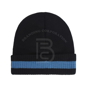 Venta al por mayor transpirable invierno moda Beanie para hombres suave invierno cálido gorros de punto sombreros para Unisex - Product Image 2