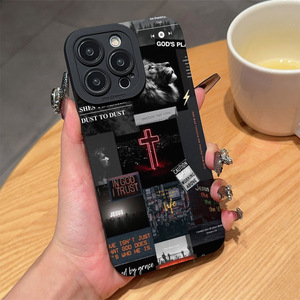 Funda de teléfono personalizada a prueba de golpes con diseño de dólar en forma de estrella negra, compatible con Apple 11/12/13/14/15/16/13 Pro Max/17 Pro Max - Product Image 5