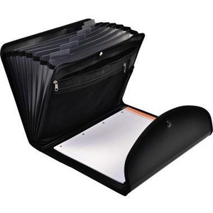 Exacompta Exactive <b>A4</b> Filing <b>Folder</b> with Writing Pad 2 Zippered Inner Pockets Pen Holder Polypropylene - Product Image 1