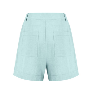 กางเกงขาสั้นผ้าชิโนทรงสลิมฟิตของผู้หญิงกางเกงขาสั้นลำลองทรงสลิมฟิตขนาดใหญ่พิเศษออกแบบได้ตามต้องการ - Product Image 2