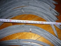 Bandes de corne de buffle d'eau de qualité naturelle supérieure, 50-70 cm, corne noire, fabriquées par GM IMPEX