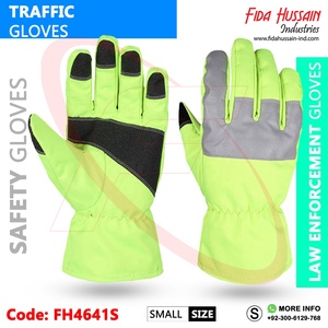 Hi-Vis Cordura ถุงมือขนแกะ, ระบายอากาศได้ดีรักษาความปลอดภัยถุงมือหนังสำหรับใช้ในชีวิตประจำวัน - Product Image 3