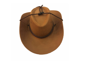 100% chapeau de Cowboy en cuir de vachette véritable pour hommes haute qualité taille adulte étiquette de bagage Style occidental Snapback pour l'extérieur - Product Image 1