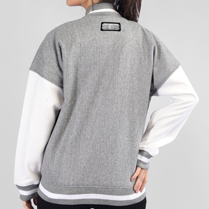 Chaqueta de nailon de alta calidad para mujer, logotipo bordado impreso, jugadores de baloncesto, estilo Letterman transpirable a la moda, venta al por mayor - Product Image 3