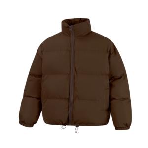 Surdimensionné noir bulle manteau imperméable hiver Parka avec capuche pour hommes solide Harajuku doudoune Y2K mode coréenne - Product Image 6