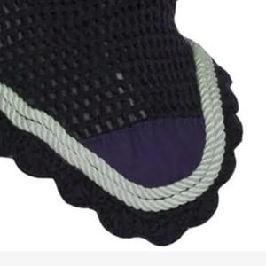 Meilleure vente de haute qualité équitation équestre oreille filet mouche voile doux pour la peau transpiration Protection oreille bonnet U - Product Image 3