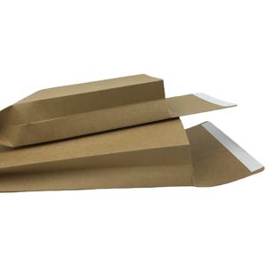 Sac en papier kraft brun personnalisable, enveloppe réutilisable, sac d'emballage publicitaire auto-adhésif avec votre propre logo - Product Image 3