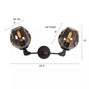 Lámpara de Pared Redonda LED Moderna de Hierro, Regulable, Ecológica, para Sala de Estar, Hotel, Restaurantes, Oficina, Iluminación Decorativa - Product Image 5