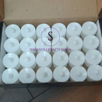 Bougies LED sans flamme faites à la main Flawless Life, blanc chaud, en plastique, pour festivals, événements, Diwali, mariage, décoration de Noël