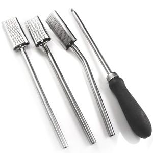 Lot de 4 flotteurs et râpes pour dents de cheval, design droit - Product Image 3