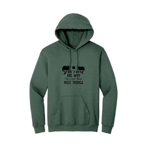 Tela de mezcla de algodón en 260-300 + GSM pesado con bolsillo de canguro Estampado de pecho con tema de animales Diseño y colocación de color personalizable - Product Image 3