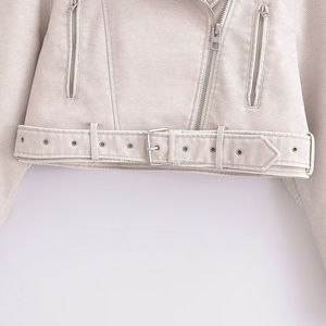 Arrival Women Fashion <b>Leather</b> <b>Jackets</b> for Winter Clothing / Top Selling <b>Long</b> Sleeve Blank <b>Leather</b> <b>Jackets</b> f - Product Image 5