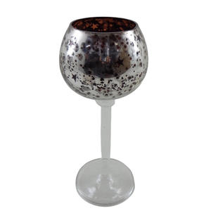 ชุดเทียนแก้ว3อันสำหรับตกแต่งคริสต์มาสโถเทียนสีน้ำตาลโบราณสำหรับตกแต่งบ้านและของตกแต่งโต๊ะทำด้วยมือ - Product Image 1