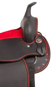 Selle de cheval en cuir synthétique de haute qualité Best-seller Western Barrel Racing Trail Selles Direct India-Disponible dans toutes les tailles - Product Image 4