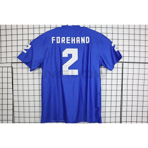 Camiseta de fútbol americano de talla grande personalizada de poliéster 100%, malla transpirable y ropa de fútbol con impresión Digital - Product Image 1