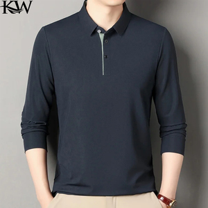 Camiseta de Manga Corta para Hombre con Logotipo Personalizado OEM, Corte Casual, Algodón, Bolsillo Sólido, Ropa Casual de Negocios para Otoño y Primavera - Product Image 5