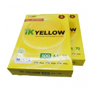 IK กระดาษ A4สีเหลืองสำหรับเครื่องใช้สำนักงาน - Product Image 1