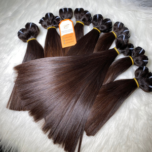 Vente en gros en usine Extensions de cheveux humains trame en faisceau vierge droite à os brut vietnamien Cheveux crus de haute qualité - Product Image 3