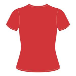 Camiseta Educativa Roja DST 100% Algodón con Bordado Chenille, Hermandad Griega Delta Divine Nine, Moda Universitaria - Product Image 3