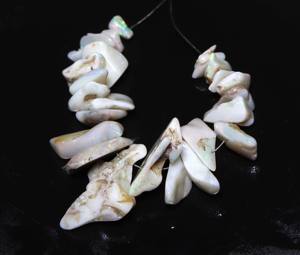 Perles en opale australienne naturelle lisse rugueuse non coupée perles de pierres précieuses d'opale australienne multi-feu 6X3MM à 27X16MM 2 pouces - Product Image 4