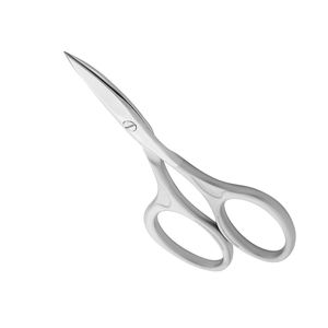 Ciseaux à cuticules pour ongles personnalisés Finition sable Ciseaux à cuticules pour manucure à lame incurvée et tranchante en acier inoxydable - Product Image 1