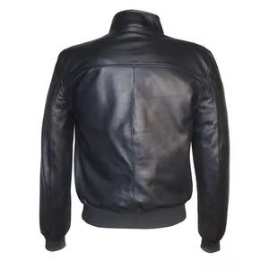 Chaqueta de cuero para hombre, tendencia de moda de motocicleta, chaqueta de cuero personalizada ajustada, chaqueta de cuero de gran tamaño para hombre - Product Image 5