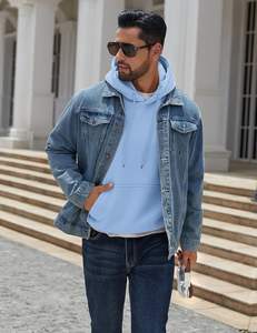 Pullover Hoodie Men Winter Wear Regular Fit 100% Cotton <b>Fleece</b> Quick Dry Breathable <b>Thick</b> Warm Custom Streetwear Design - Product Image 6