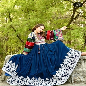 Vestidos afganos tradicionales en tarifa al por mayor con tela de alta calidad vestidos afganos hechos a medida 2025 - Product Image 2