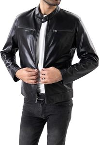 Best Selling Men's Stylish <b>Canvas</b> <b>Jacket</b> Lightweight Classic Genuine Leather Different Colors Top Selling Classic Genuine - Product Image 3