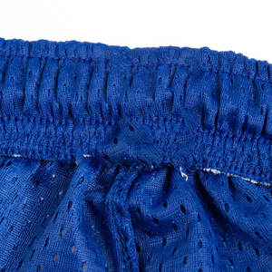 กางเกงขาสั้นผ้าตาข่ายลำลองสำหรับผู้ชายเอวยางยืดมีเชือกผูกกางเกงผ้าถักระบายอากาศได้ดี - Product Image 3