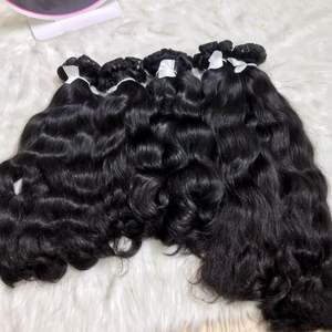 Venta al por mayor SDD Trama de lujo Cabello virgen Cabello camboyano liso natural 100% Cabello humano natural para niñas - Product Image 5