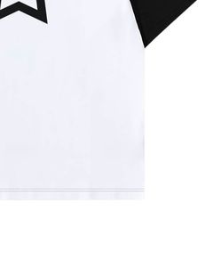 เสื้อยืดคอตตอนโอเวอร์ไซส์สั่งทำพิเศษจากผู้ผลิต สีดำขาว แขนแร็กแลน ลายดาว แฟชั่นลำลองสไตล์สตรีทแวร์ สำหรับฤดูร้อน ใส่ได้ทั้งชายและหญิง - Product Image 6