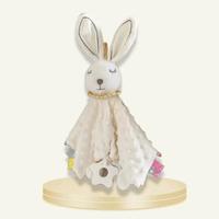 Couettes pour bébé, couverture, jouet en peluche, doudou avec anneau de dentition, cadeau pour nouveau-né, jouet en peluche lavable en machine