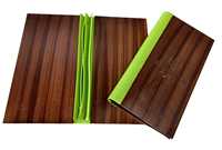 Porte-menu en bois de luxe A4/A5, logo personnalisé, moderne, pour restaurant, hôtel, bar à vin, certifié ISO, haute qualité, toutes couleurs, MOQ 25, direct