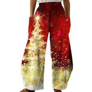Oversized Lightweight Women <b>Trousers</b> Comfortable Breathable <b>Trousers</b> Windproof Christmas <b>Trousers</b> Customized - Product Image 1