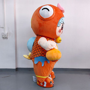 Mascotte מפעל oem mascot תחפושת koi ריקוד הליכה אפקט אופי החג ליל כל הקדושים תלבושות - Product Image 3